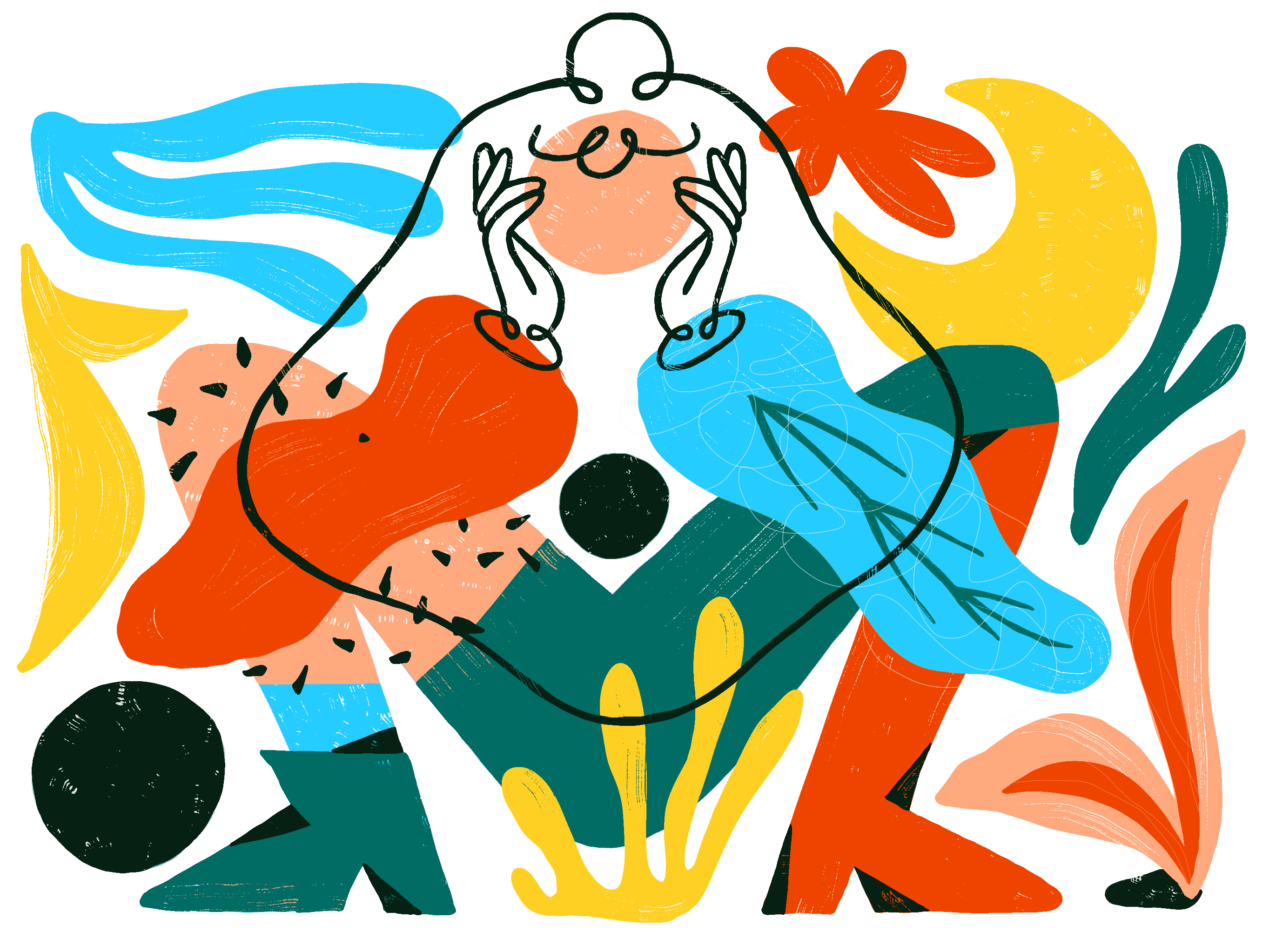 "Cabeça na Lua" by Catarina Oscarina