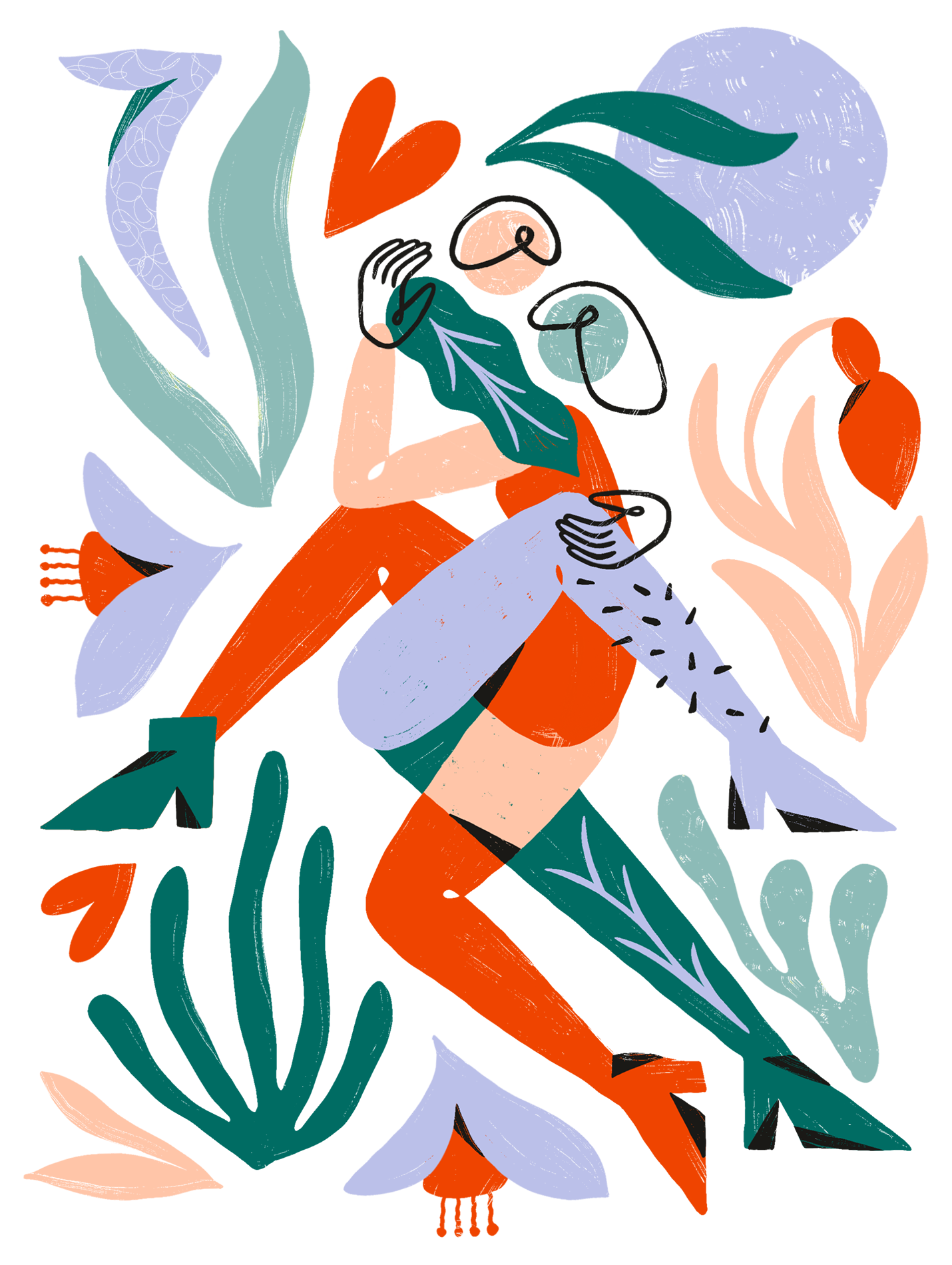 "Fuschia Love" by Catarina Oscarina